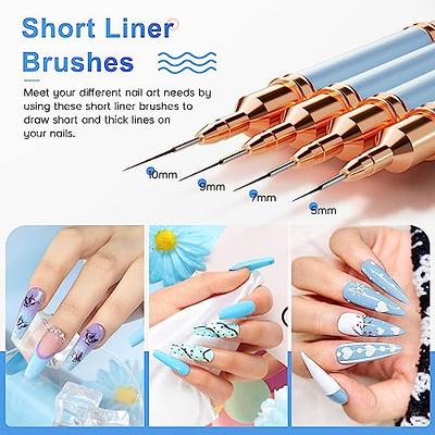 Nail Art Brush Manicure Tool Nail Art Drawing Pen Acrylic Nail Liner Pen