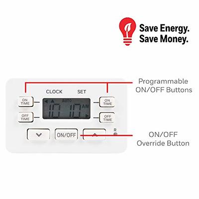 Mytouchsmart Digital Dimmable Timer Polarized 2-outlets Presets On