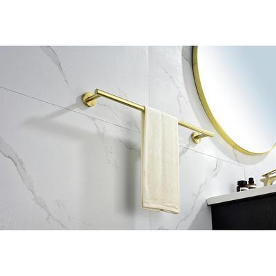 ANTFURN 6-Piece Bath Hardware Set with 2 Towel Bars/Racks;Toilet Paper  Holder;Hand Towel Holder;Towel/Robe Hook in Gold - Yahoo Shopping