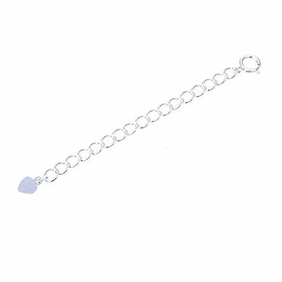 Necklace Extender White Gold Chain Extender 925 Sterling Silver Necklace  Bracelet Anklet Extenders Chain Extension for Jewelry Making (1 2 3 inch) -  Yahoo Shopping