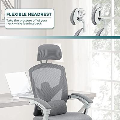 Youhauchair Ergonomic Office Chair, Home Office Desk Chairs with Adjustable  Headrest and Lumbar Support, 3D Armrests, Tilt Lock Function, High Back  Swivel Mesh Computer Chair - Yahoo Shopping