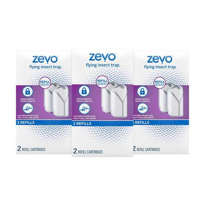 Zevo Flying Insect Trap, Fly Trap Refill Cartridges (2 Refill Cartridges)