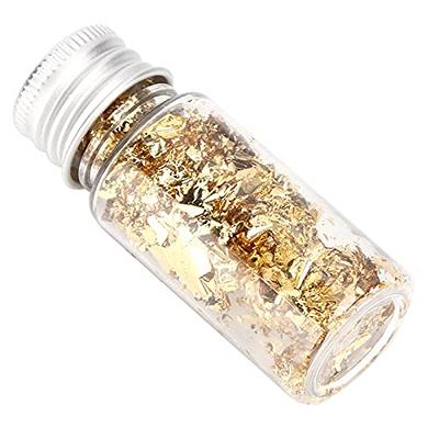 2 Bottles Edible Gold Leaf, Edible Gold Flakes for Cake Decorating Gold  Leaf Flakes, 10g Gold Foil Flakes for Cake, Dessert, Nail Art - Yahoo  Shopping