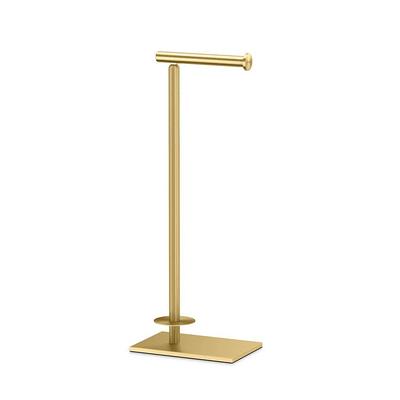 Franklin Brass 47664-BB Free Standing Toilet Paper Holder Finish: Brushed Gold