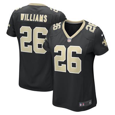 Men's New Orleans Saints Nike Black Custom Game Jersey in 2023