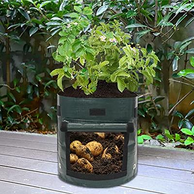 Plant Grow Bag/ Aeration Fabric Pot W/handles Garden Vegetables