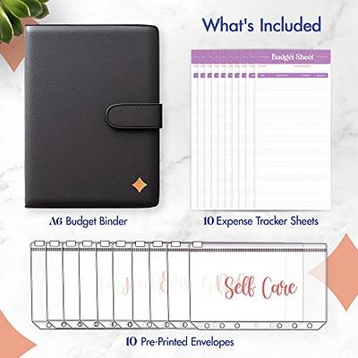  Zreal A7 Budget Binder with 12 Cash Envelopes, Money