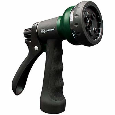 AUTOMAN-Garden-Hose-Nozzle,ABS Water Spray Nozzle with Heavy Duty 7  Adjustable Watering Patterns,Slip Resistant for Plants,Lawn,Washing  Cars,Cleaning,Showering Pets & Outdoor Fun. - Yahoo Shopping