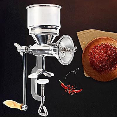 Hand Crank Grain Mill Manual Corn Spice Grinder for Coffee Beans Nut