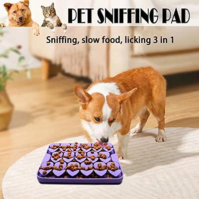 Silicone Snuffle Mat For Dogs, Dog Lick Mat Slow Feeder Mat, Pet