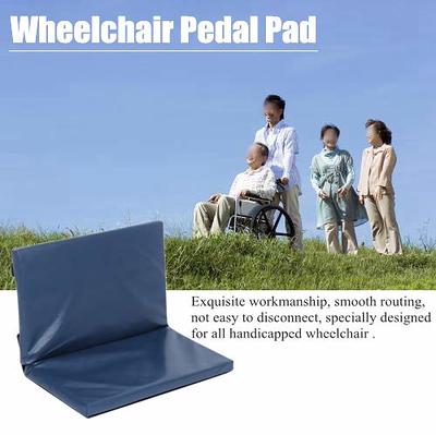 Wheelchair Footrest Extender/Leg Rest Pad, 1 High Foot Pad