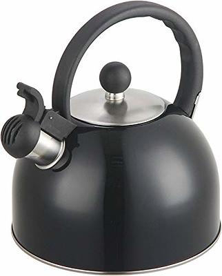 YSSOA Stainless Steel Whistling Tea Kettle, 3.17 Quart, Teapot for