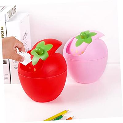 Plastic Countertop Fruit Tray With Lid Round Large Storage - Temu