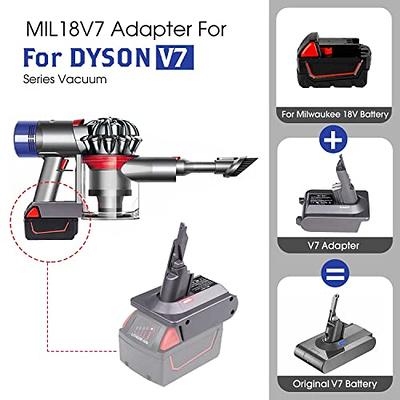 EID V8 Adapter for Dyson V8 Battery,for Makita 18V Battery Compatible for  Dyson V8 Series Animal Absolute V8 Fluffy Cordless Stick and Handheld  Vacuum