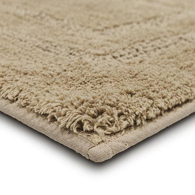 Mohawk Home Classic Cotton II Bath 24-in x 60-in White Cotton Bath Runner  in the Bathroom Rugs & Mats department at