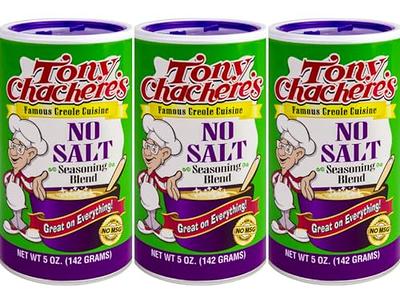 Tony's No Salt Seasoning 5 Ounce Canisters (2 Pack) - Flavorful