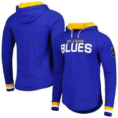 adidas Men's Heathered Gray St. Louis Blues Fashion Full-Zip