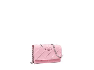 Tory Burch Soft Fleming Small Convertible Leather Shoulder Bag Pink Plie