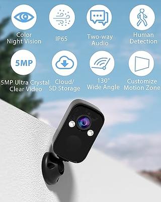 LaView Security Camera Outdoor,1080P HD Wi-Fi Home Security Cameras with  Pan/Tilt 360 View,Night Vision,2-Way Audio,IP65,Motion Detection Activity