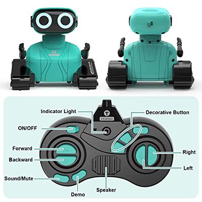 GILOBABY Robot Toys for Girls, Rechargeable Remote Control Robot Toy for  Kids, Programmable RC Robots with LED Eyes, Flexible Head & Arms, Dance