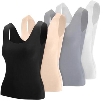 BQTQ 6 Pcs Camisole for Women Undershirts Adjustable Spaghetti Strap Tank  Top, M - Yahoo Shopping