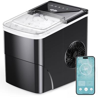 Crzoe Countertop Ice Maker Machine,Portable Ice Maker with  Handle,26Lbs/24H,9 Cubes Ready in 6 Mins,Self-Cleaning Ice Makers with Ice  Bags and Scoop Basket,for Home/Office(RED) - Yahoo Shopping