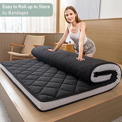 Extra Thick Futon Floor Mattress, Memory foam Padded Japanese Floor  Mattress, Navy Space, Twin 