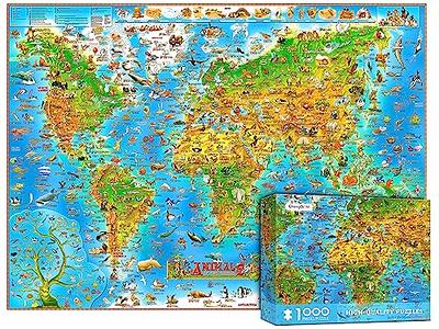 Wooden Jigsaw Puzzle 1000 Pieces | Sea World Animals | Unique Puzzle