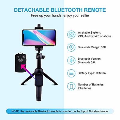 Bluetooth Selfie Stick Tripod with Wireless Remote 40