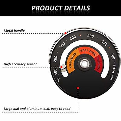 KT THERMO Deep Fry Thermometer with Instant Read,Dial  Thermometer(2-Pack),12 Stainless Steel Stem Meat Cooking Thermometer,Best  for Turkey,BBQ,Grill