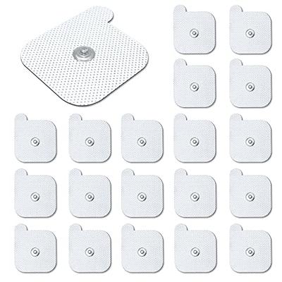 LYINIE TENS Unit Pads 3 Round Electrodes, Compatible with Most TENS M