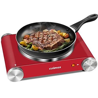  Cusimax Hot Plate Electric Burner Single Burner Cast