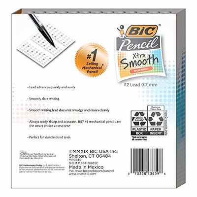 BIC Xtra-Smooth Mechanical Pencil (MPP40MJ), Medium Point (0.7mm), Perfect  for the Classroom and Test Time, 40-Count