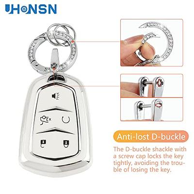 TPU Car Remote Key Case Cover For Cadillac ESV CTS XTS SRX ATS CT5