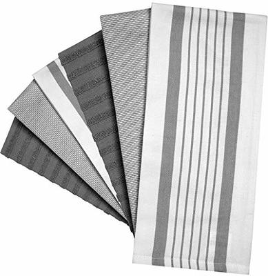 Ritz Premium Kitchen Towel and Dish Cloth Value Set (6-Pack), Highly  Absorbent, Super Soft, Long-Lasting, 100% Cotton Checked and Solid Hand  Towels