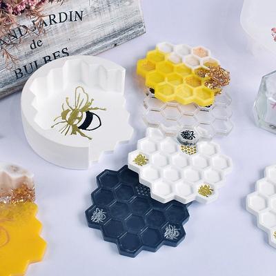 Silicone Coaster Mold Irregular-shaped Jewelry Dish Epoxy Resin Tray Mold