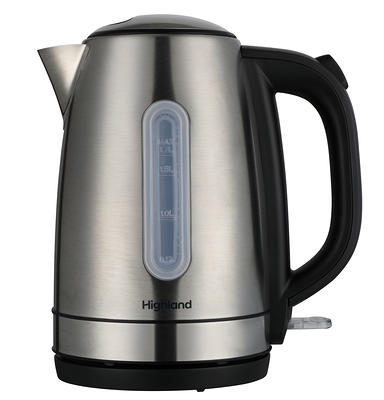 Tribest Tea Kettle White and Clear 7-Cup Cordless Digital Electric