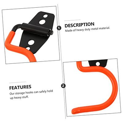 PYBTOOL Garage Wall Utility Hooks, Steel Wall Mount Hooks Heavy