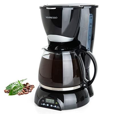 Cuisinart COFFEE PLUS 12-Cup Black Drip Coffee Maker with Automatic Shut-Off  CHW-12P1 - The Home Depot