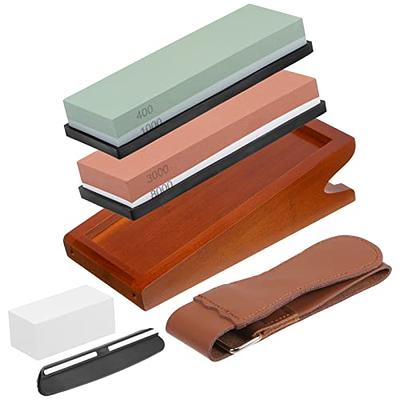 Brown Leather Strop with Compound - Get Razor-Sharp Edges with Stropping Kit,  Green Honing Compound & Vegetable Tanned Two Sided Leather Strop Knife  Sharpener Step-by-Step Guide Included - Yahoo Shopping