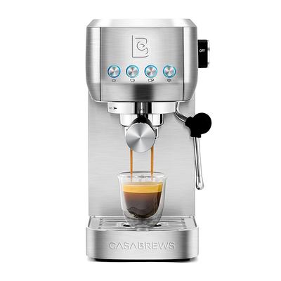 CASABREWS Espresso Machine With Grinder, Professional Espresso Maker With  Milk Frother Steam Wand, Barista Latte Machine With Removable Water Tank  for