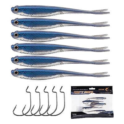 Arkie Lures 2 inch Sexee Tail Shad Soft Fishing Lures, Color Crystal Blue -  Yahoo Shopping