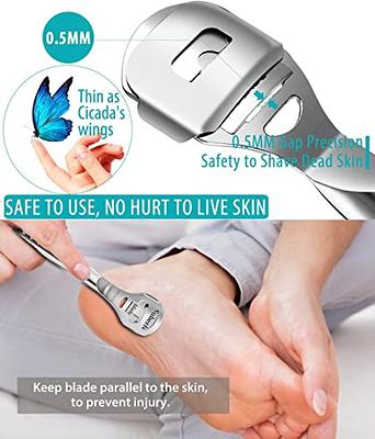 Pedicure Tool Callus Shaver Sets 10 Replacement Slices Callus Shavers Foot  Care Tools Hard Skin Remover For Hand Feet Kit Foot Care