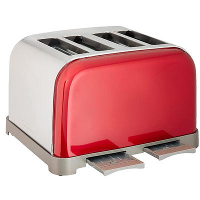  Frigidaire ETO102-WHITE, 2 Slice Toaster, Retro Style, Wide  Slot for Bread, English Muffins, Croissants, and Bagels, 5 Adjustable Toast  Settings, Cancel and Defrost, 900w, White: Home & Kitchen
