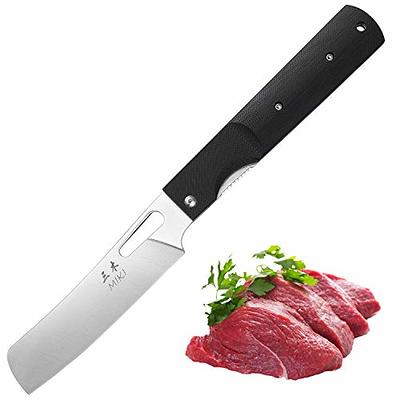 MITSUMOTO SAKARI 7 inch Damascus Japanese Chef's Knives, Hand Forged AUS-10  Kiritsuke Chef Knife with PakkaWood Handle, Professional Super Stainless  Steel Kitchen Knife - Yahoo Shopping