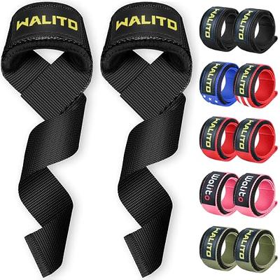 Dojo Weight Lifting Straps - Cotton Neoprene Padded Cushion Wrist