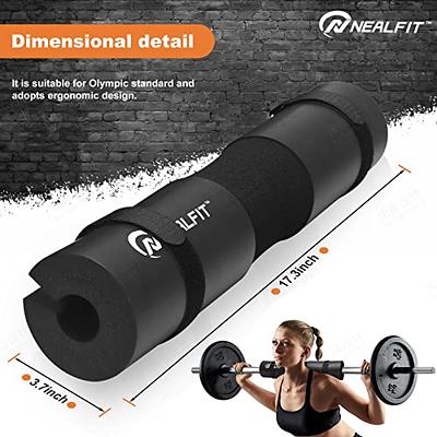 Barbell Pad Squat Pad for Squats—Squat Bar Pad—Great for  Weightlifting,Lunges and Hip Thrusts—Foam Sponge Pad—Fit Standard and  Olympic Bars Perfectly