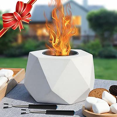 HomeBuddy Table Top Fire Pit Bowl - Tabletop Fire Pit, Long Burning Mini  Fire Pit, Indoor Fireplace for Patio - Tabletop Fireplace - Fire Bowl with