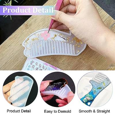 8PCS Comb Resin Mold Set, Hair Comb Translucent Silicone Epoxy Resin  Casting Mold Jewelry Resin Casting Mold Handmade Tools (ONLY The Mold) -  Yahoo Shopping