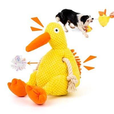 Suertree Squeaky Dog Toys For